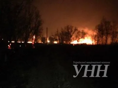 Світлинами пожежі в Києві поділилися користувачі соцмереж