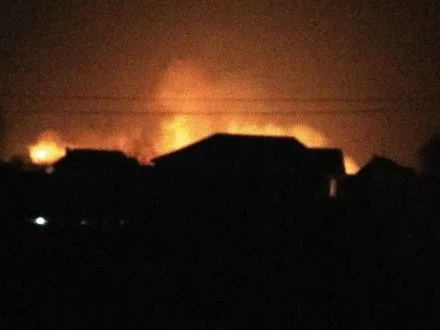 Пожар произошел в Киеве на Осокорках