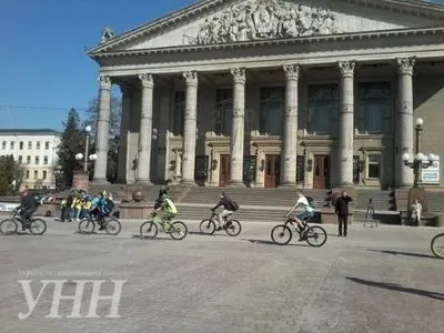 Велопробег прошел в Тернополе