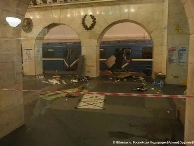 Бомба, яка не вибухнула в метро Санкт-Петербурга, була начинена вражаючими елементами - ЗМІ