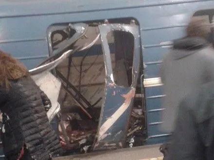 СК РФ порушив кримінальну справу за фактом вибуху в метро Санкт-Петербурга