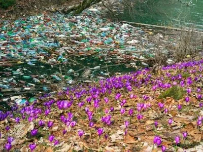 Заповедная зона Закарпатья завалена мусором