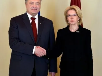 П.Порошенко подякував Сейму Латвії за засудження російської агресії в Україні