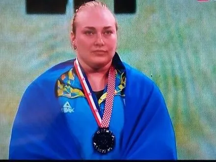 Украинка А.Лысенко стала серебряным призером ЧЕ по тяжелой атлетике
