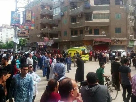В Египте возле церкви произошел взрыв, по меньшей мере четыре человека погибли
