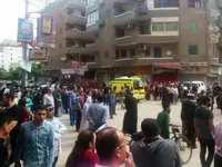 В Египте возле церкви произошел взрыв, по меньшей мере четыре человека погибли