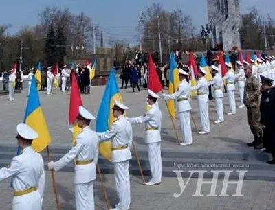 Дефиле военных оркестров состоялось в Одессе