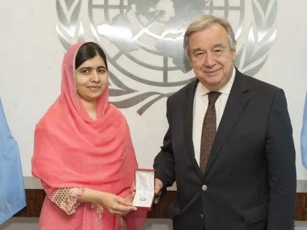 Малала Юсафзай стала наймолодшим посланцем миру ООН