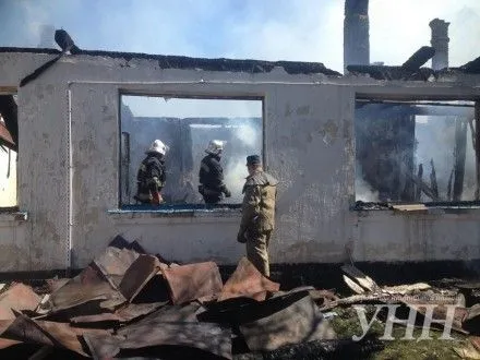 На Рівненщині згоріла школа