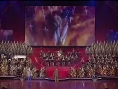 В Северной Корее во время концерта показали "ядерный удар" по США