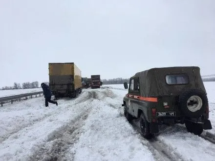 Движение в Днепропетровской области затруднено из-за непогоды
