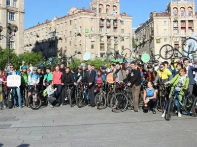 Весенний день "На велосипеде на работу" состоится в Киеве 25 апреля