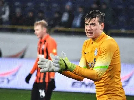 Вратарь А.Лунин признан лучшим молодым футболистом Украины в марте