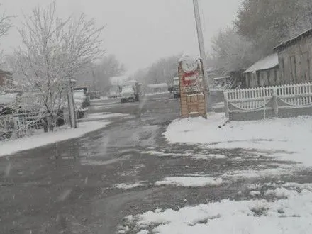 Сніг випав на Кіровоградщині