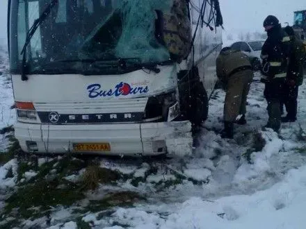 Рейсовий автобус потрапив у ДТП на Миколаївщині