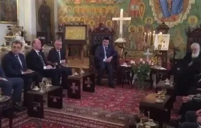 П.Климкин встретился с патриархом всея Грузии Ильей II