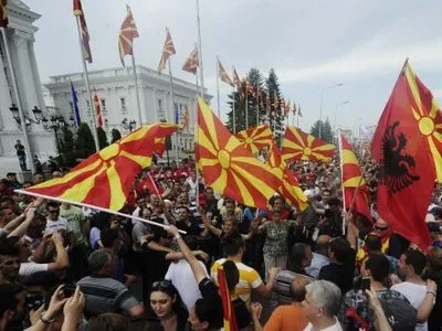 Активисты требовали досрочных выборов в парламент Македонии