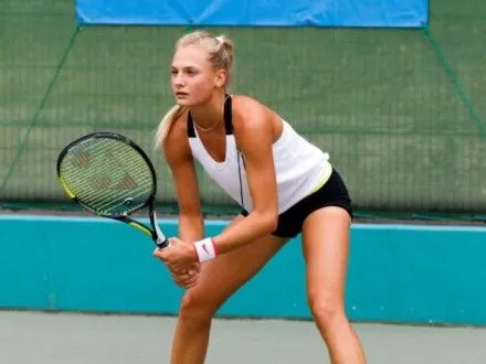 Украинка Д.Ястремська выиграла первый матч в карьере на турнирах WTA