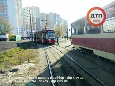 У Києві з рейок зійшов трамвай нового зразка