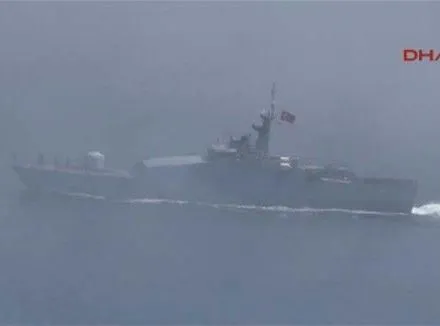 Российский корабль затонул в Чорнем море - СМИ