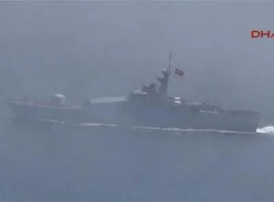 Российский корабль затонул в Чорнем море - СМИ
