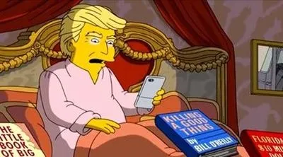 "Симпсоны" выпустили новый эпизод до 100 дней президентства Д.Трампа