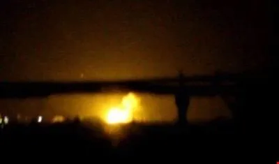 СМИ: мощный взрыв прогремел вблизи аэропорта Дамаска