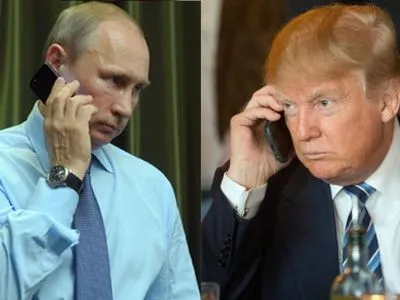 В.Путин и Д.Трамп поговорили по телефону