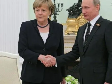 Стало відомо, які питання порушуватимуть на зустрічі А.Меркель та В.Путіна