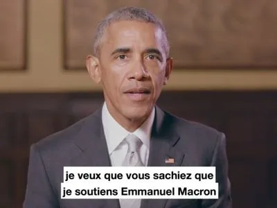 Б.Обама підтримав кандидатуру Е.Макрона на посаду президента Франції