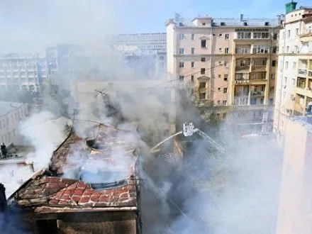 Пожар в центре Москвы тушили более 150 спасателей