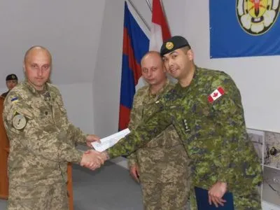 Группа украинских военных саперов получала квалификацию инструкторов по стандартам НАТО