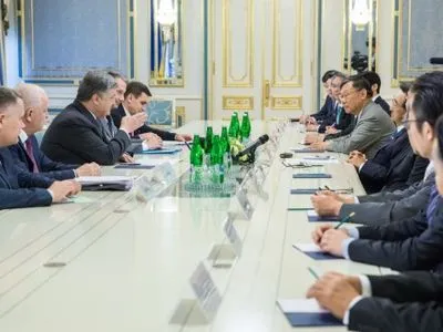 П.Порошенко прийняв делегацію Японської федерації бізнесу "Кейданрен"