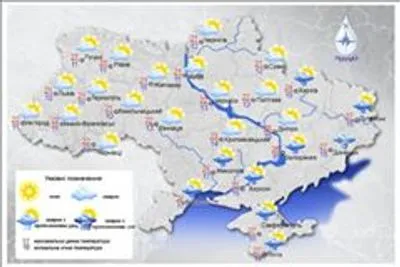 Сьогодні в Україні місцями пройдуть короткочасні дощі