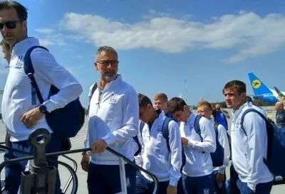 Сборная Украины по футболу отправилась в Австрию