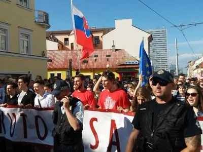У Словаччині відбулися протести проти корупції в уряді
