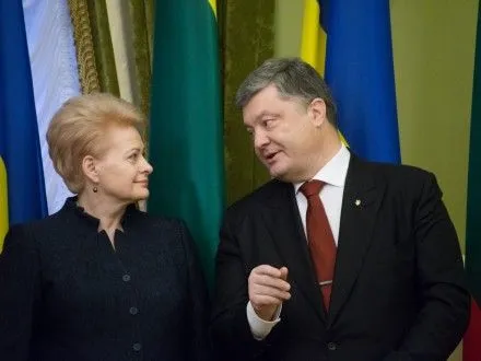 П.Порошенко і Д.Грібаускайте обговорять у Харкові підготовку до саміту Україна-ЄС