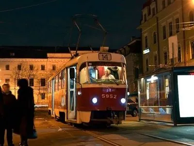 Движение 14-го трамвая в Киеве на завтра закроется