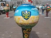 На выставке в Казахстане зарисовали карту Украины без Крыма