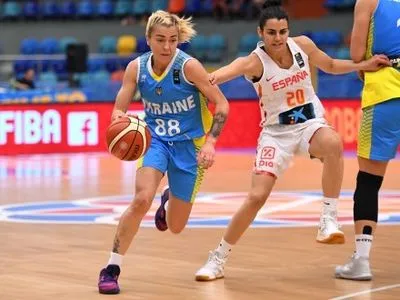 Баскетболистки сборной Украины уступили Испании на ЧЕ