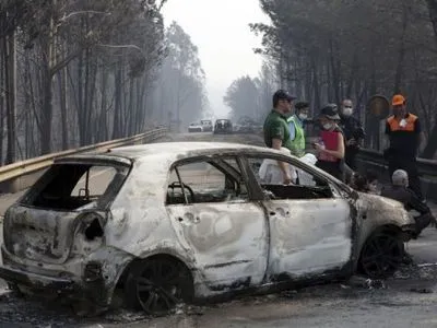 Число пострадавших от лесных пожаров в Португалии выросла до 135 человек