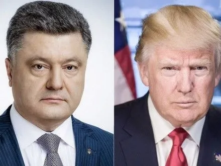 П.Порошенко и Д.Трамп договорились о расширении военного сотрудничества