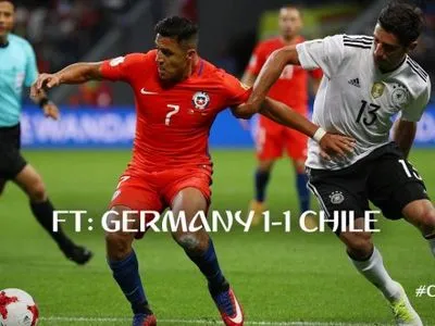 Германия и Чили расписали мировую в матче Кубка Конфедераций