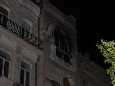 Жилой дом горел в центре Киева, эвакуированы 5 человек