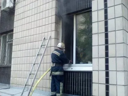 Пожежа сталась в київському інституті