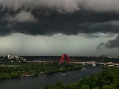 На Москву обрушився шторм