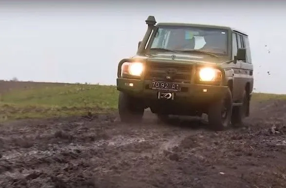 Бойцы АТО записали видеоприветствие для автомобилистов