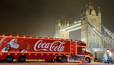 Різдвяну вантажівку Coca-Cola хочуть заборонити в Британії через пропаганду ожиріння