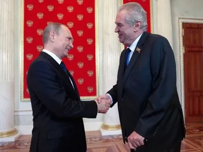 Президент Чехії здійснить чотириденний візит до РФ - ЗМІ