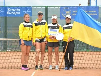 Збірна України U-14 стала кращою тенісною командою Європи